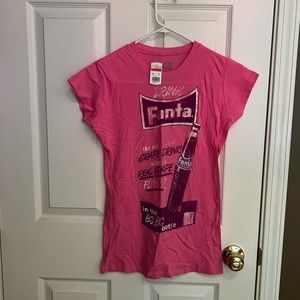 Coca Cola Fanta Tee in Pink Size M